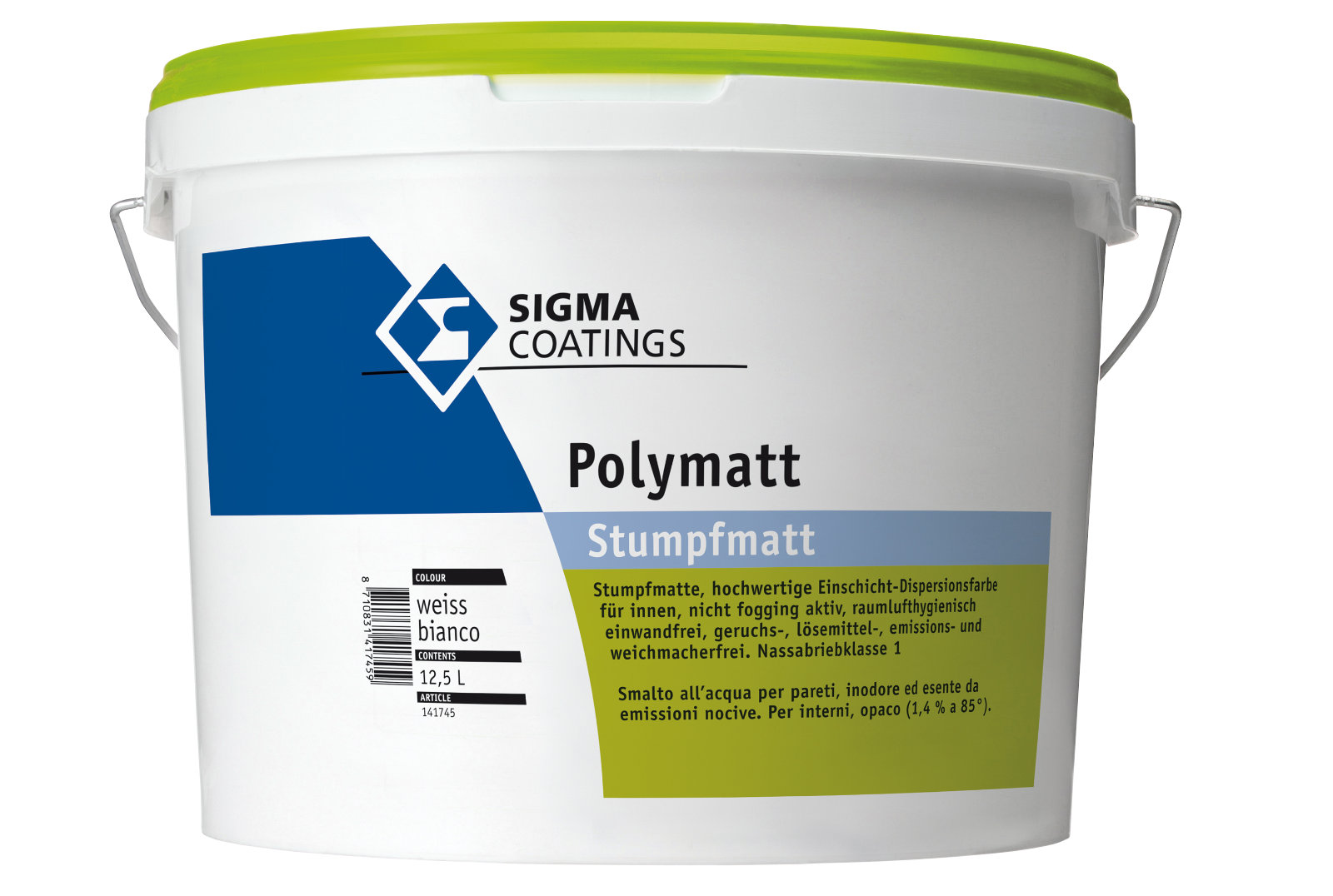 Sigma Polymatt - 12,5L, Weiss