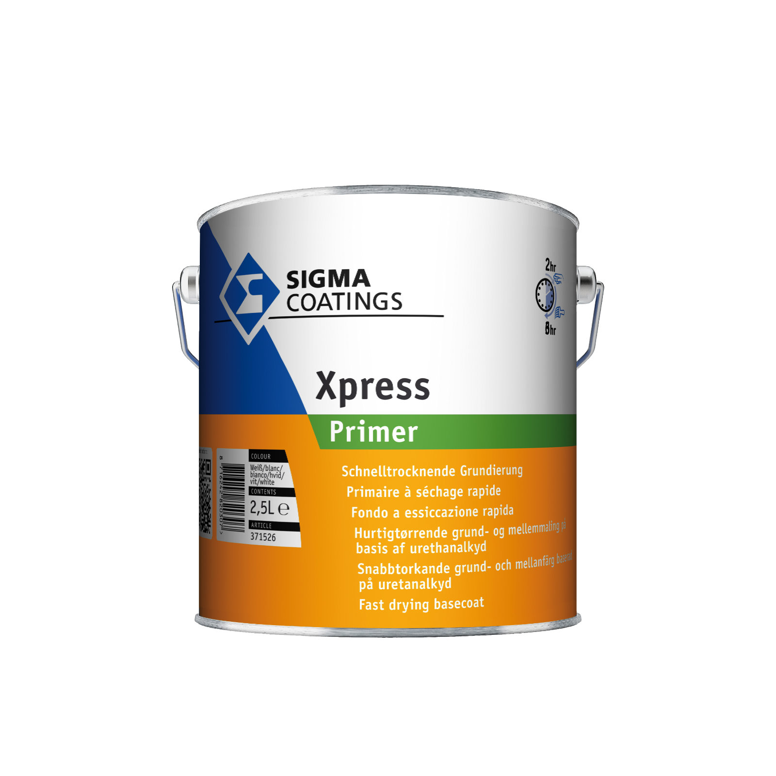 Sigma Xpress Primer - 2,5L, Weiss