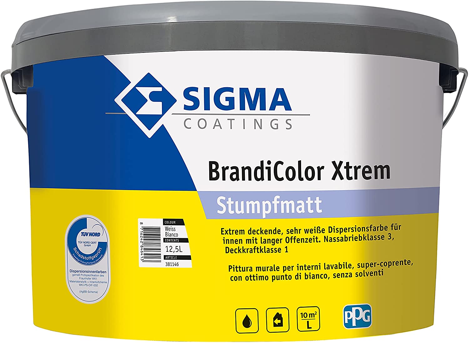 Sigma BrandiColor Xtrem - 5L, Weiß