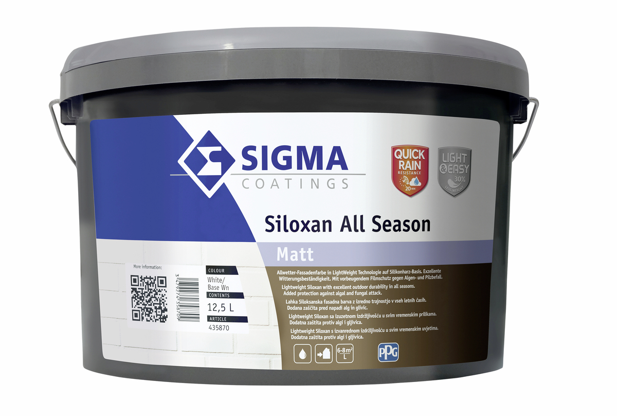 Sigma Siloxan All Season - 12,5L, Weiß